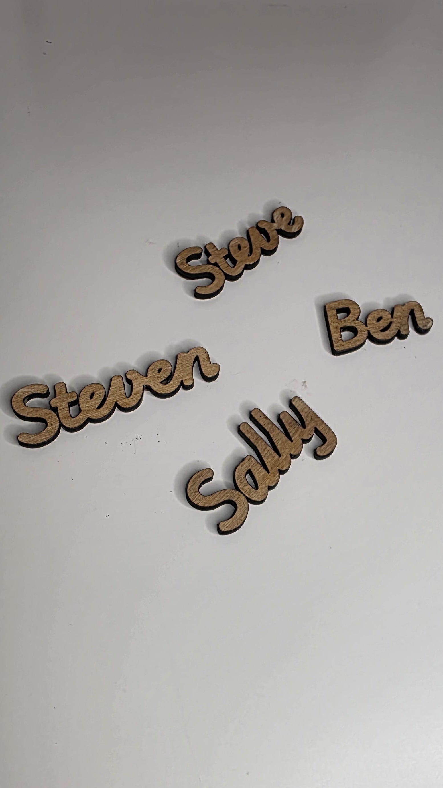 Place Name Cards / Wedding Favours